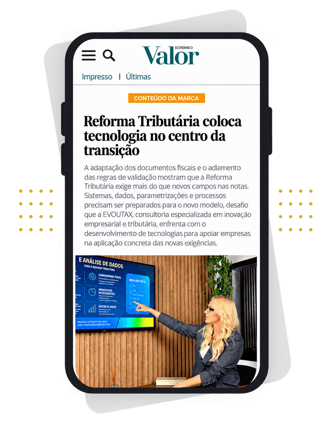 Reforma Tributária Materia Valor Economico EVOUTAX